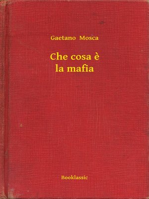 cover image of Che cosa e la mafia
